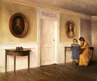 Ilsted, Peter - Two of the Artist's Daughters At Liselund